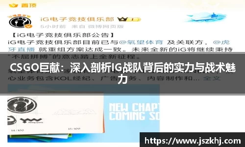 CSGO巨献：深入剖析IG战队背后的实力与战术魅力