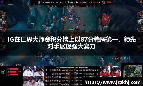 IG在世界大师赛积分榜上以87分稳居第一，领先对手展现强大实力